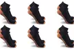 Copper-Infused Compression Ankle Length Socks (3- or 6-Pairs) - Second Medium