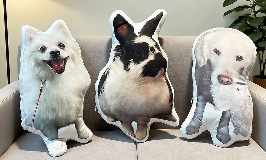 Image 8: Niestandardowa personalizowana poduszka 3D ze zdjęciem zwierzaka