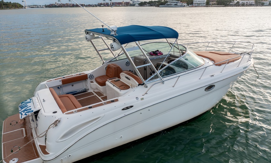 Image 11: Luxury Private Boat Tours for  Twelve at Miami Blusee Charters