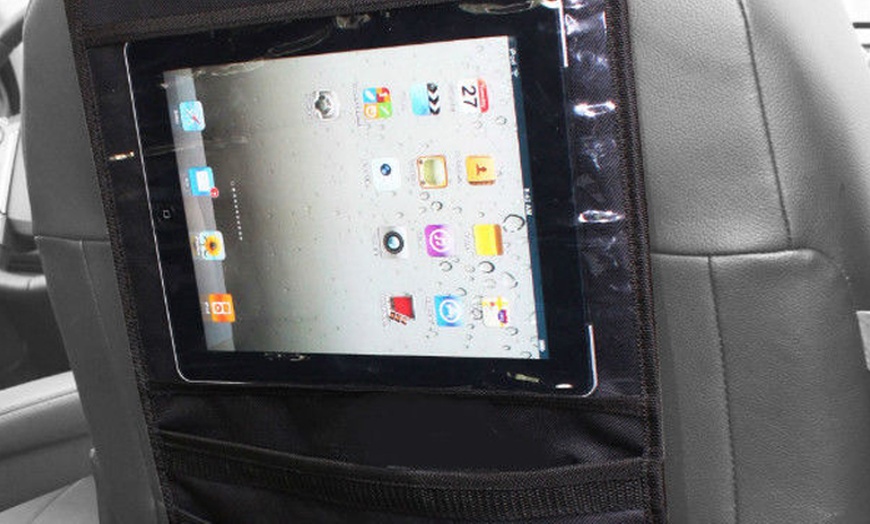 Image 3: 1x oder 2x Autositz-Organizer mit Tablet-Halter