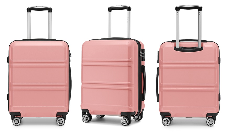 Image 3: 1x oder KONO 3x ABS-Hartschalenkoffer mit 8er-Set Reise-Organizer