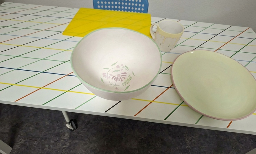 Image 7: Kreativer Keramik-Workshop „2er-Frühstücksset“ für 1 oder 2 Personen