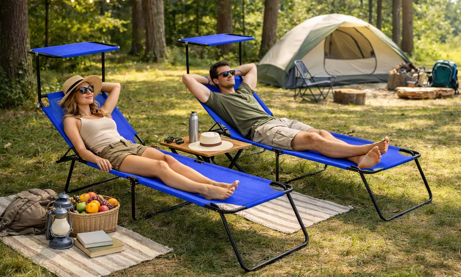 Lettino mare pieghevole