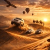 Image 4: Dive into Adventure: VIP Seating, 45-Min Dune Bashing & Falcon Photo