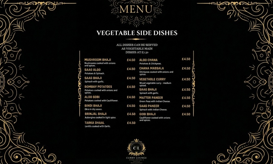 Image 3: Relish a Platter and Indian Meal with a Side to share for Two or Four