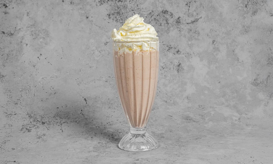 Image 4: All-American Feast! Any Burgers, Side, Dessert, Shake or Soft Drink!