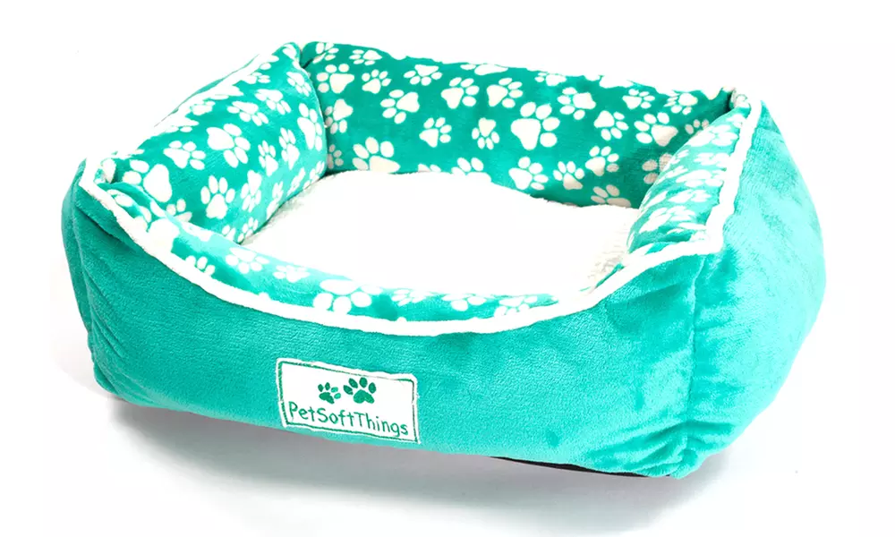 Plush Fluffy Soft Warm Calming Medium Small Dog Puppy Kitten Cat Pet Bed Cuddle