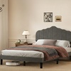 Image 13: Levede Minimalist Upholstered Bed Frame Collection