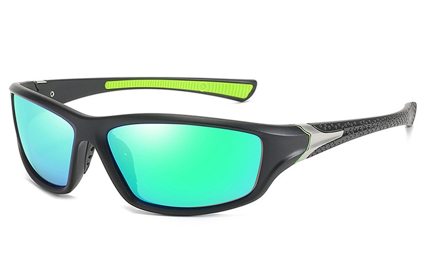 Image 10: Unisex Polarized Outdoor Cycling Sunglasses