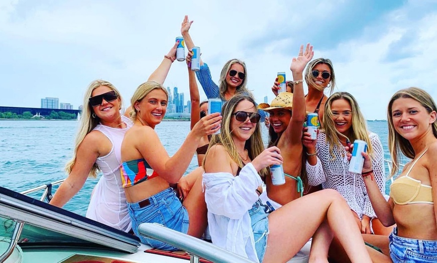Image 10: 3 or 5-Hour Yacht Rental on 32ft Bad Boys V2 or Any Yacht