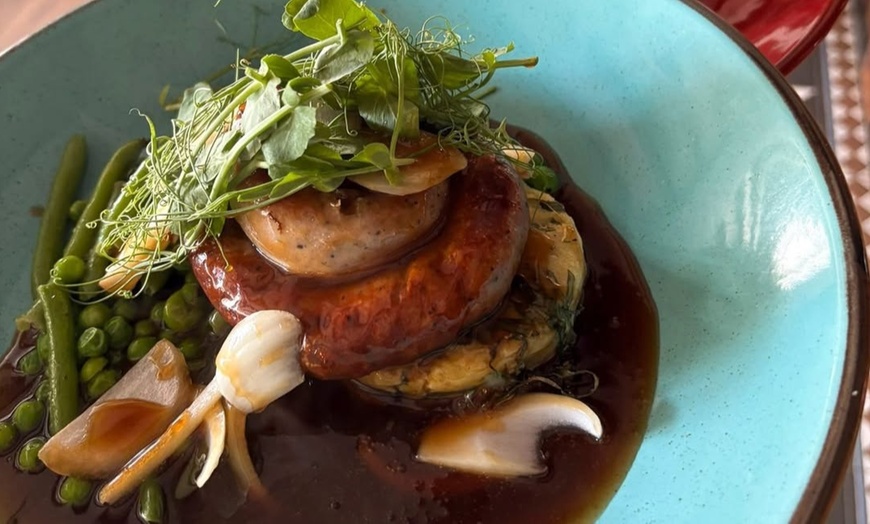 Image 5: Two-Course Meal for 2, 3, or 4 People with Optional Bottle of Wine