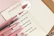 Pastel Gel Pens Set Cute Retractable 0.5mm Fine Point Smooth Writing Pens 7Pcs - Second Medium