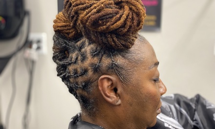 Loc Maintenance (shampoo & retwist) - Goddess Lynx Studio