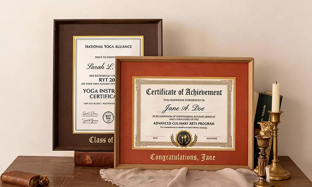 Custom Diploma Frame | Personalized Graduation Certificate Display