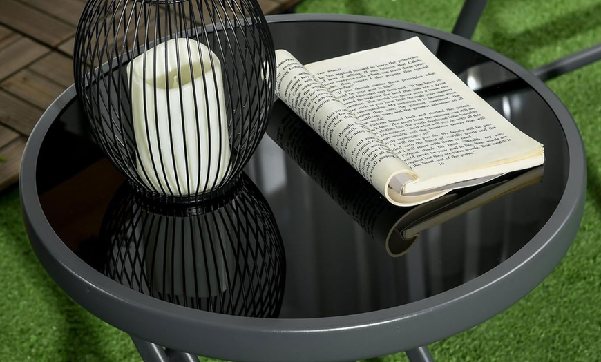 Image 5: Outsunny Garden Side Table