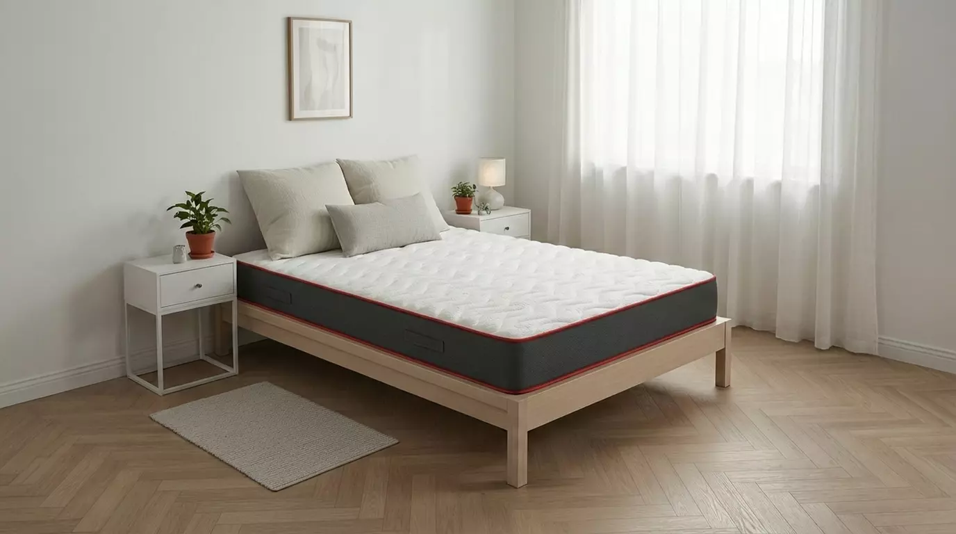 Colchón de espuma con viscoelástica Dreamy, disponible en diferentes tamaños, con envío gratuito - Primary Image