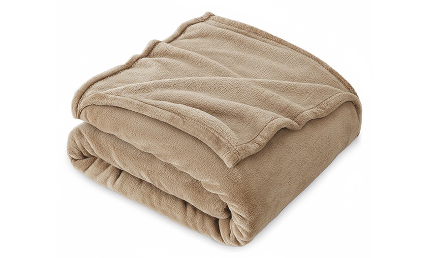 Image 3: Manta de forro polar tamaño matrimonial