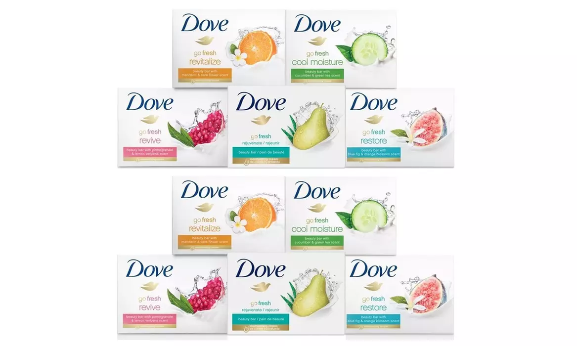 15-Pack Dove Bar Soap -  Variety Bundle