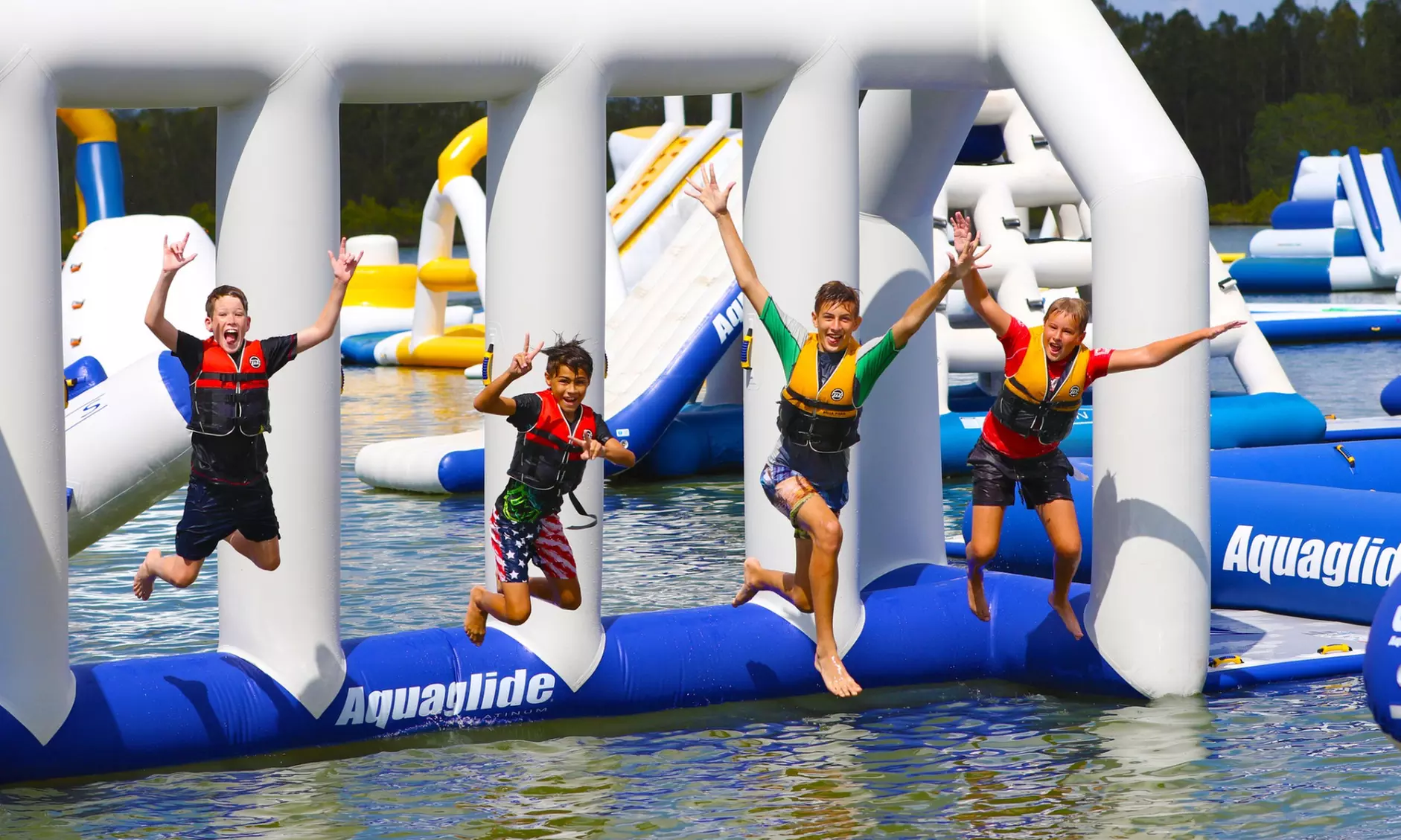 Half-Day Aqua Park Passes for 1-6 People with Stoke Factory / Texas Ski Ranch (Up to 39% Off)