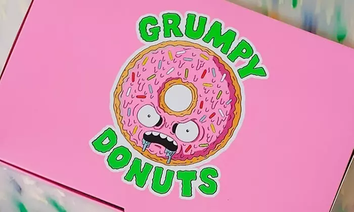 Savor Grumpy Handcrafted US-Style Donuts in 6, 12, or 24 Packs