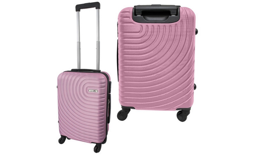 Image 14: 18'' Cabin Suitcase - ABS Hard Shell, Spinner Wheels, Lock