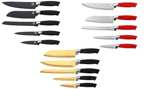 Five-Piece Stainless Steel Kitchen Knife Set