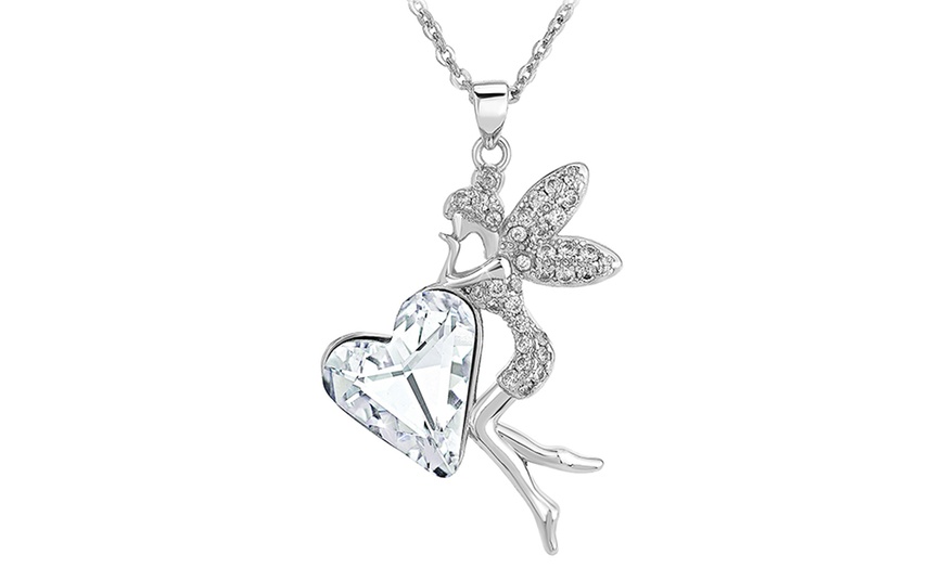 Image 14: Collar con colgante de enlace o corazón de SC Crystal