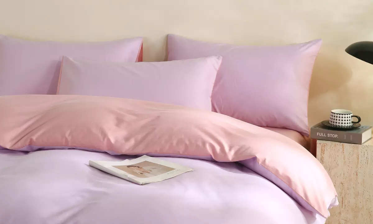 Reversible Pure Cotton Pillowcase Pair