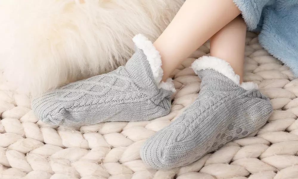Ultra-Soft Slipper Socks, Non-Slip Design