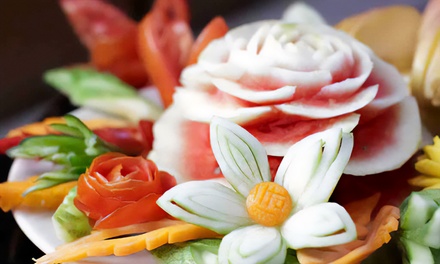 Fruit Carving Class for Two - May Kaidee East Broadway - New York, NY