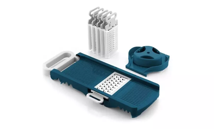 Image 3: Mandoline pliable 6-en-1 avec lames interchangeables Arthur Martin