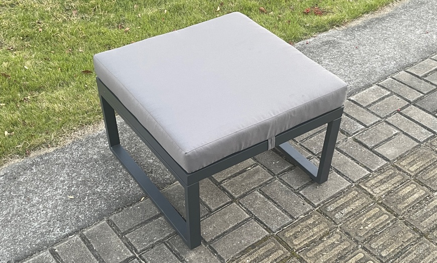 Image 3: Fimous 10-Seater Aluminium Outdoor Lounge Sofa Set