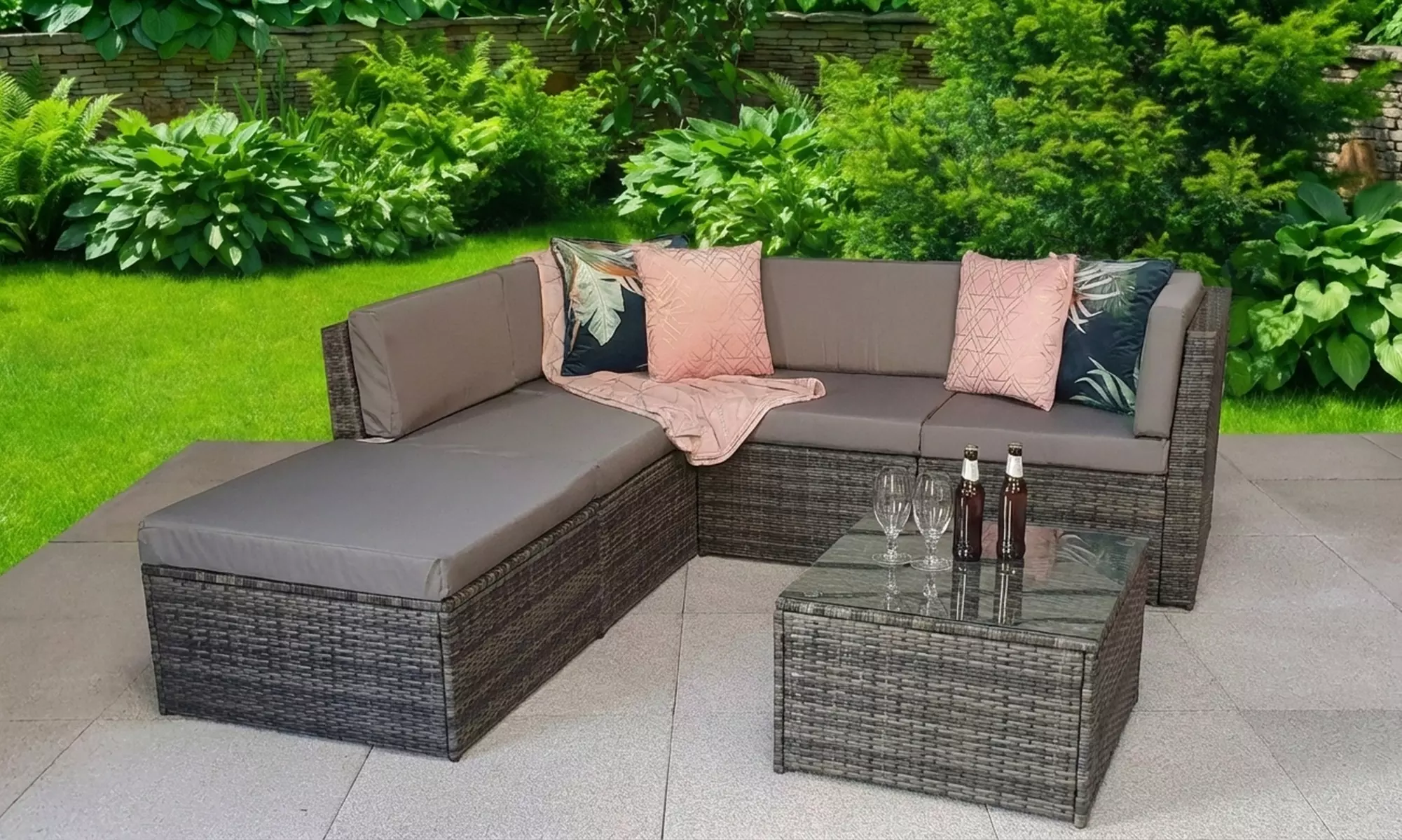 Seattle Modular Outdoor Corner Sofa Set
