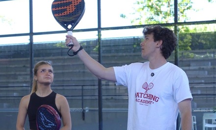 60 minutos de clase de pádel o tenis a domicilio para 2 en Madrid - Matching Academy