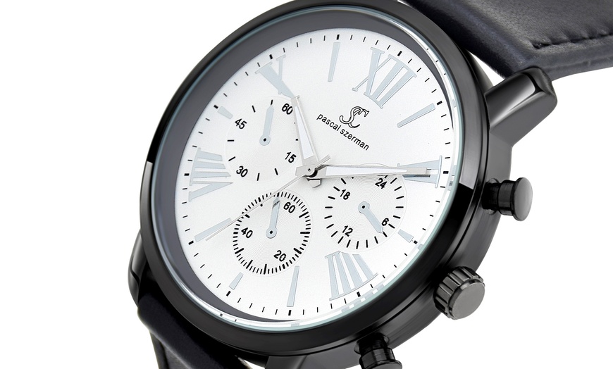 Image 7: Reloj de acero inoxidable con movimiento de cuarzo, de SC Crystal