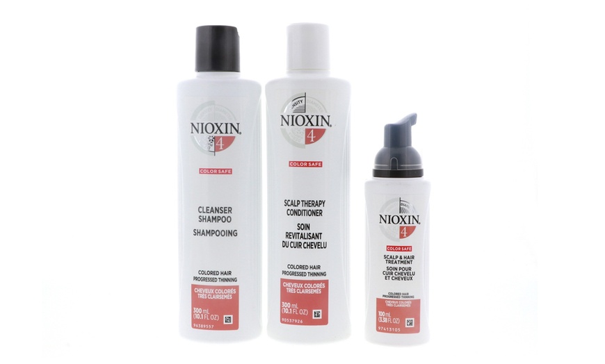 Image 3: Nioxin System 4 Trio:Shampoo 10.1 oz , Scalp Conditioner 5 oz Treatment 3.38 oz