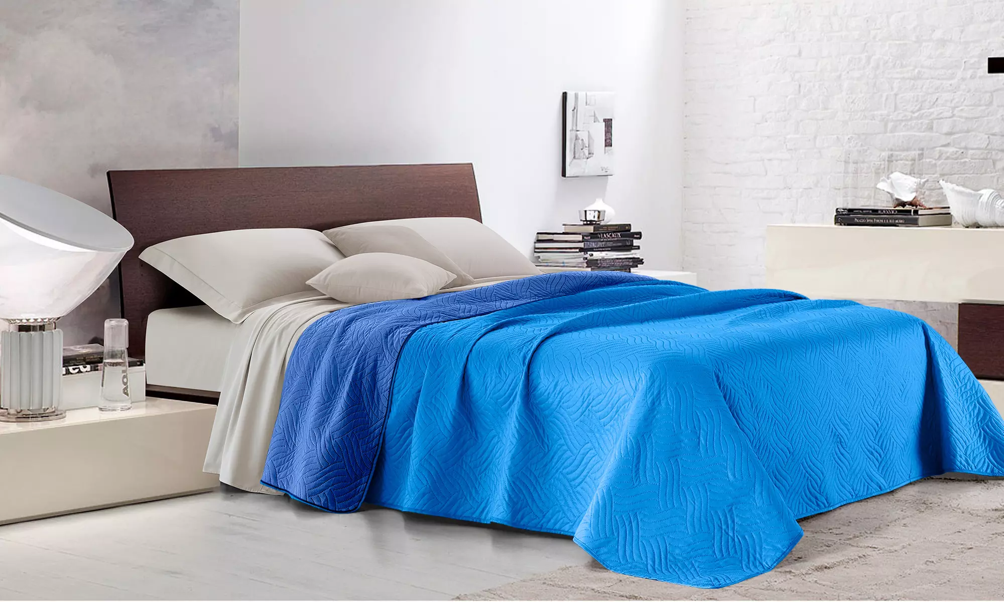 Reversible Peach Skin Bedspread