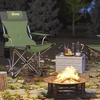 Image 1: Set of Two Outsunny Folding Camping Chairs 