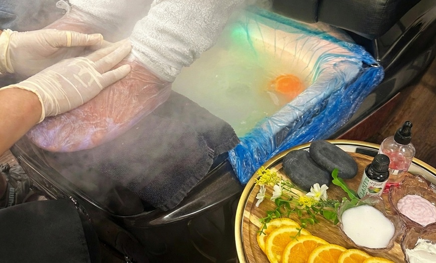 Image 9: Refreshing Steam Pedicures and Professional Gel Manicure Sets