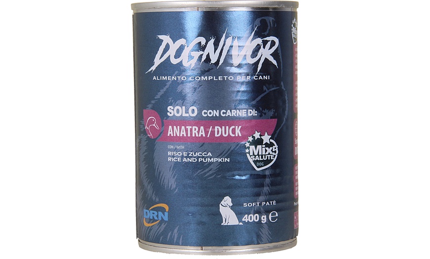 Image 4: Box con 24 lattine assortite di cibo umido per cani Dognivor