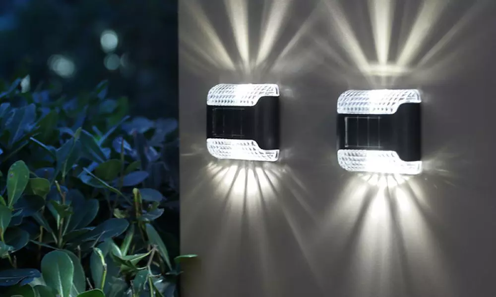 Solar Lights Outdoor Decorative Wall Lights