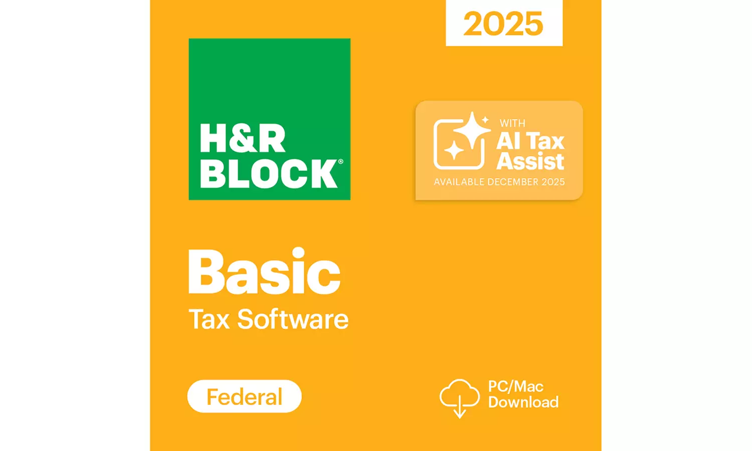 H&R Block 2025 Tax Software – File Federal & State with Ease