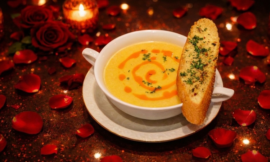 Image 7: Celebrate Love with an 5-Course Italian Dinner with Roses & Gifts