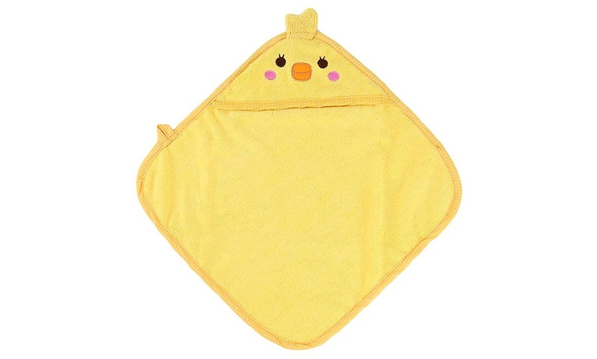 Image 15: Cartoon Hooded Towel for Pets