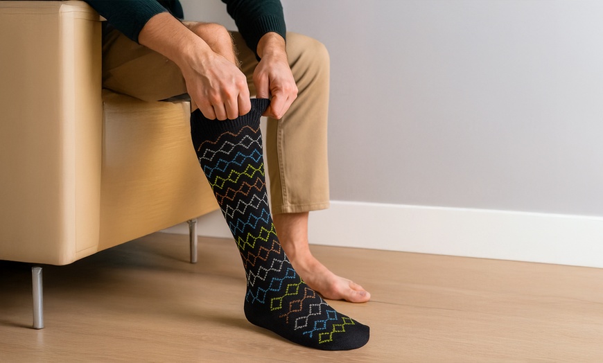 Image 1: Lot de 6 ou 12 chaussettes longues 39-46 Enrico Coveri