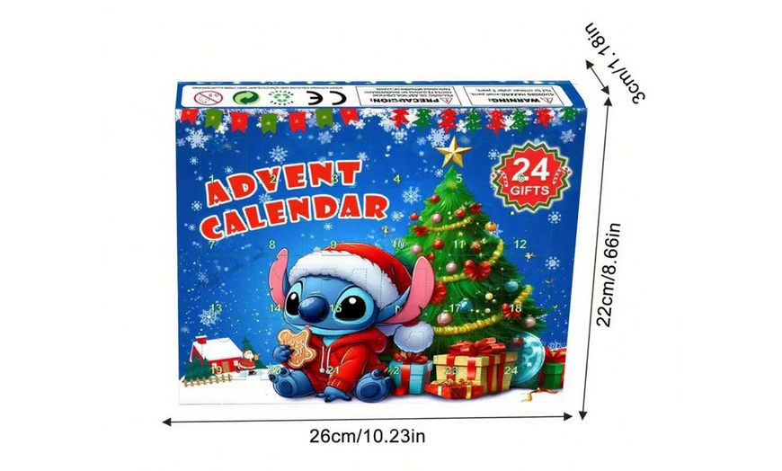 Image 4: Stitch Christmas Advent Calendar Box