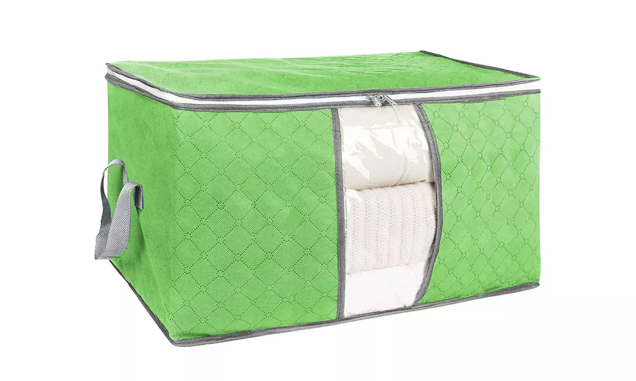 Non-Woven Clothes Storage Under-Bed Bins Foldable Closet Organizer Containers