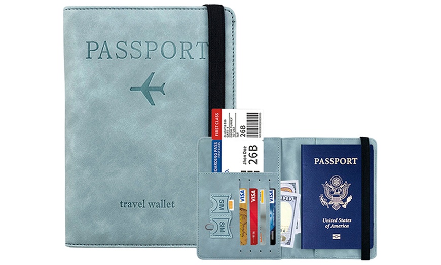 Image 5: RFID-blokkerende paspoorthoesje