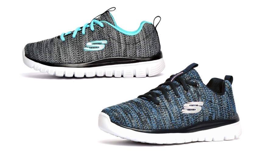 Image 2: Skechers Graceful Memory Foam Women's Trainers