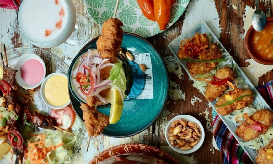 Image 2: Menú peruano para 2 o 4 personas con bebidas y postres